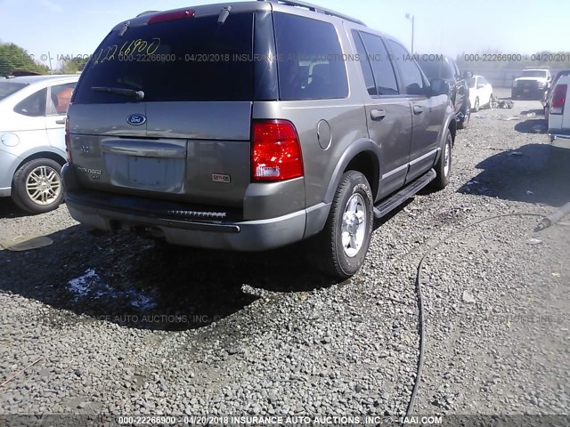1FMZU63K83ZA87718 - 2003 FORD EXPLORER XLT/XLT SPORT/NBX BROWN photo 4