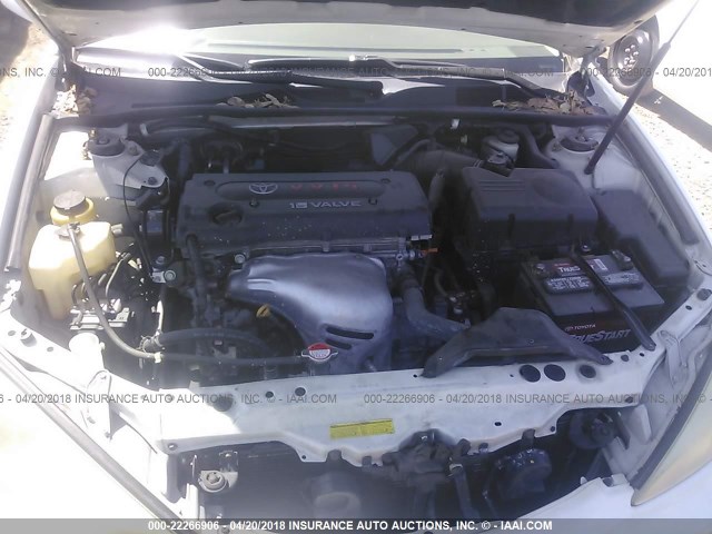 4T1BE32K14U268737 - 2004 TOYOTA CAMRY LE/XLE/SE Ақ фото 10