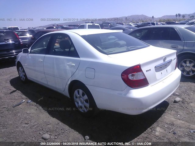 4T1BE32K14U268737 - 2004 TOYOTA CAMRY LE/XLE/SE Ақ фото 3
