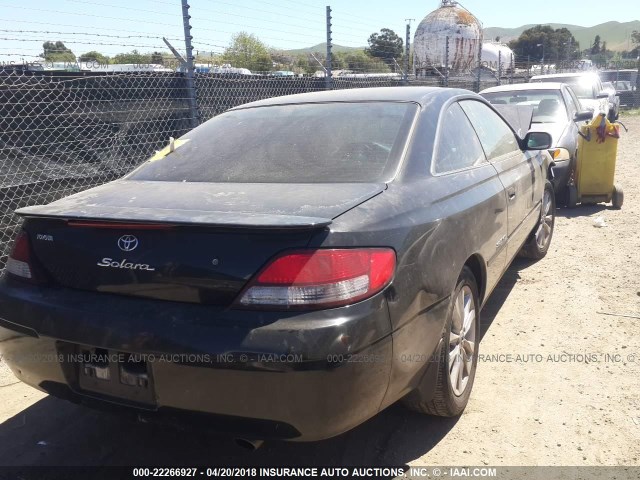 2T1CF28P5YC264289 - 2000 TOYOTA CAMRY SOLARA SE/SLE BLACK photo 4