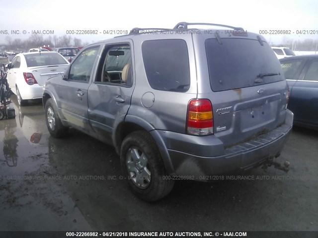 1FMCU941X7KA03894 - 2007 FORD ESCAPE LIMITED GRAY photo 3