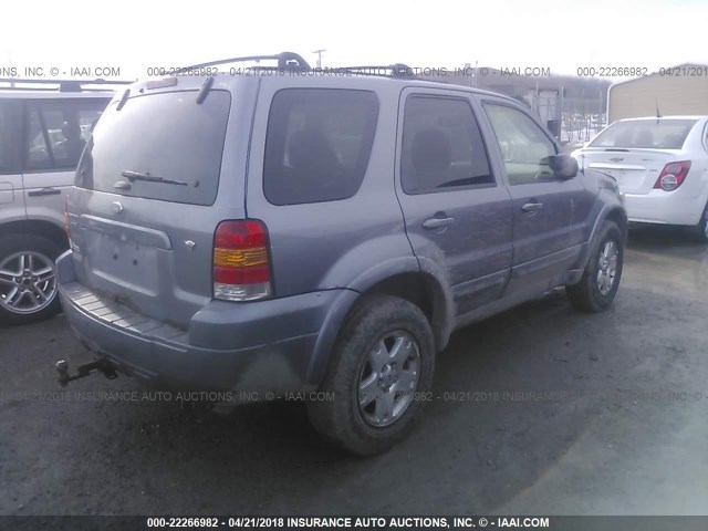 1FMCU941X7KA03894 - 2007 FORD ESCAPE LIMITED GRAY photo 4