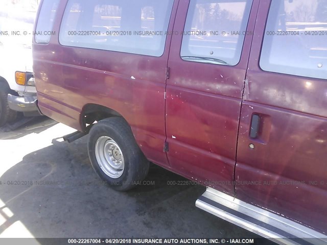 1FBJS31H6NHA69700 - 1992 FORD ECONOLINE E350 SUPER DUTY RED photo 6