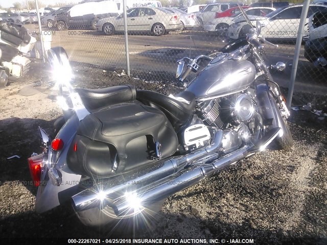 JYAVP11E67A105532 - 2007 YAMAHA XVS1100 SILVER photo 4