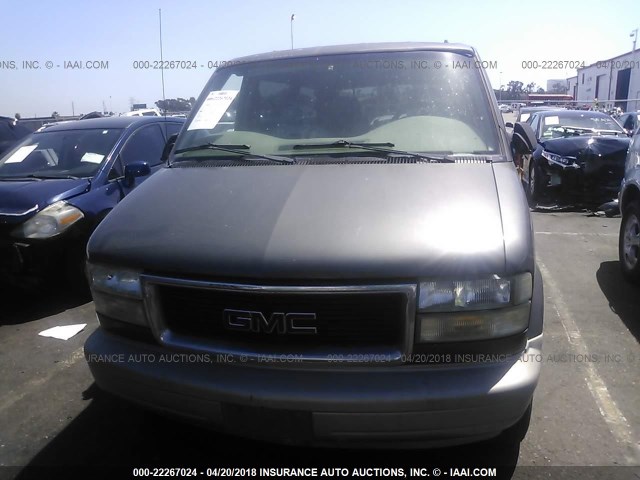 1GKDM19W41B514141 - 2001 GMC SAFARI XT GRAY photo 6