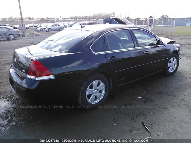 2G1WT58K679359320 - 2007 CHEVROLET IMPALA LT BLACK photo 4