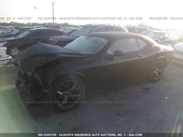 2C3CDZBG3FH904935 - 2015 DODGE CHALLENGER SXT PLUS BLACK photo 2