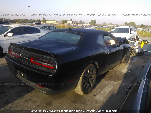 2C3CDZBG3FH904935 - 2015 DODGE CHALLENGER SXT PLUS BLACK photo 4