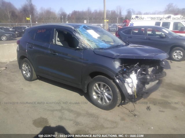 KM8J3CA42GU180904 - 2016 HYUNDAI TUCSON LIMITED/SPORT AND ECO/SE GRAY photo 1