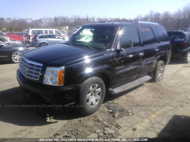 1GYEK63N43R247655 - 2003 CADILLAC ESCALADE LUXURY BLACK photo 2