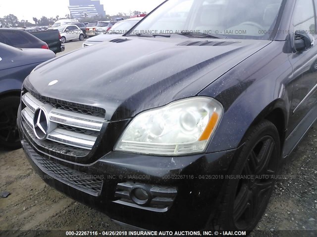 4JGBF71EX7A126599 - 2007 MERCEDES-BENZ GL 450 4MATIC BLACK photo 6