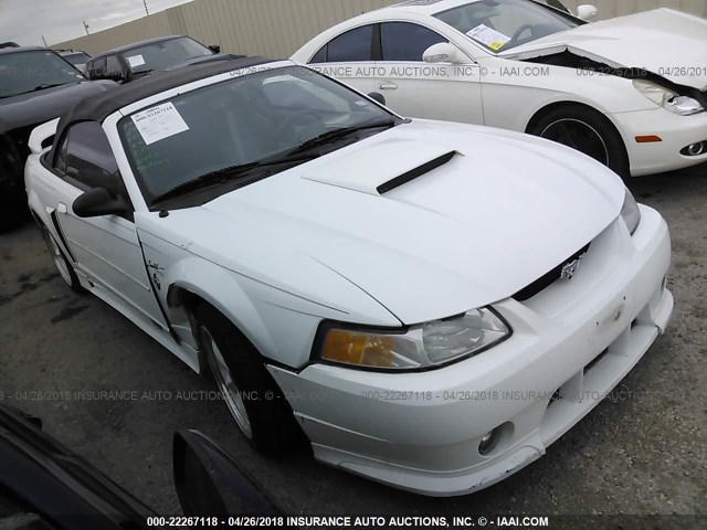 1FAFP45XXXF105225 - 1999 FORD MUSTANG GT WHITE photo 1