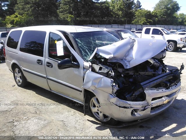 1GNDV23L06D106476 - 2006 CHEVROLET UPLANDER LS Արծաթագույն լուսանկար 1