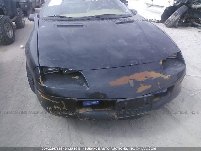 2G1FP32K0T2148604 - 1996 CHEVROLET CAMARO RS BLACK photo 6