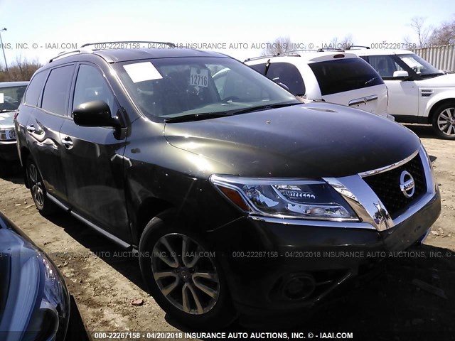 5N1AR2MM0GC651992 - 2016 NISSAN PATHFINDER S/SV/SL/PLATINUM 绿色 照片 1