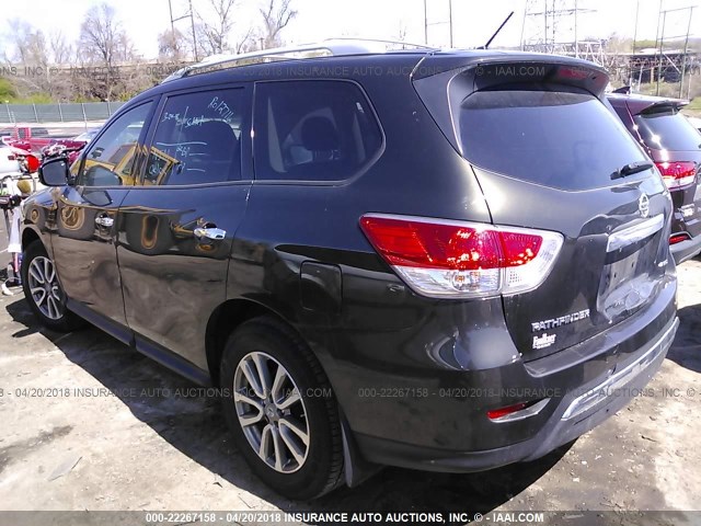 5N1AR2MM0GC651992 - 2016 NISSAN PATHFINDER S/SV/SL/PLATINUM 绿色 照片 3