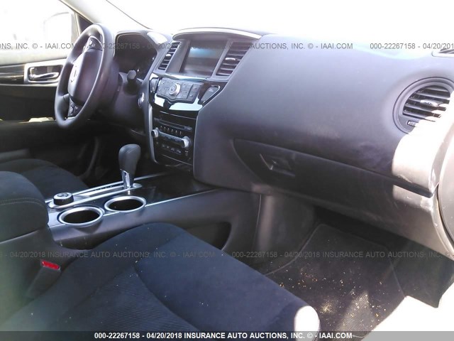 5N1AR2MM0GC651992 - 2016 NISSAN PATHFINDER S/SV/SL/PLATINUM 绿色 照片 5