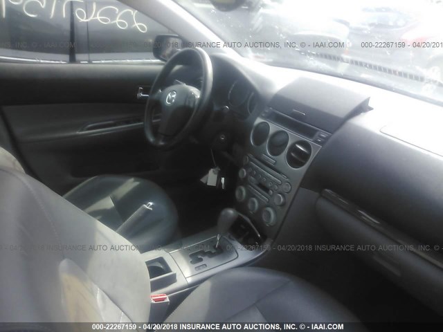 1YVHP82DX45N52928 - 2004 MAZDA 6 S GRAY photo 5