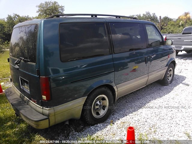 1GKDM19W31B500456 - 2001 GMC SAFARI XT GREEN photo 4