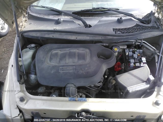 3GNDA13D27S628798 - 2007 CHEVROLET HHR LS ოქროსფერი ფოტო 10
