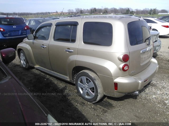 3GNDA13D27S628798 - 2007 CHEVROLET HHR LS ოქროსფერი ფოტო 3