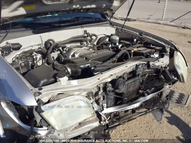 5TDZT38A23S204555 - 2003 TOYOTA SEQUOIA LIMITED SILVER photo 10