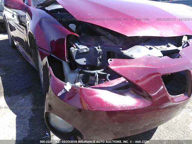 2G2WP552771170369 - 2007 PONTIAC GRAND PRIX BURGUNDY photo 6