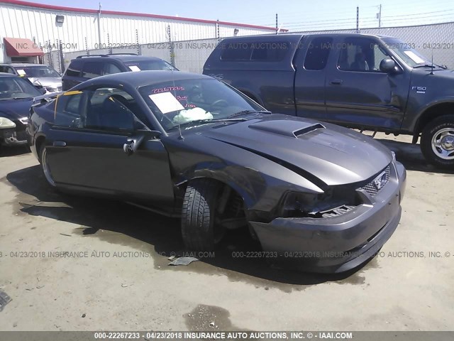 1FAFP42X14F126738 - 2004 FORD MUSTANG GT GRAY photo 1