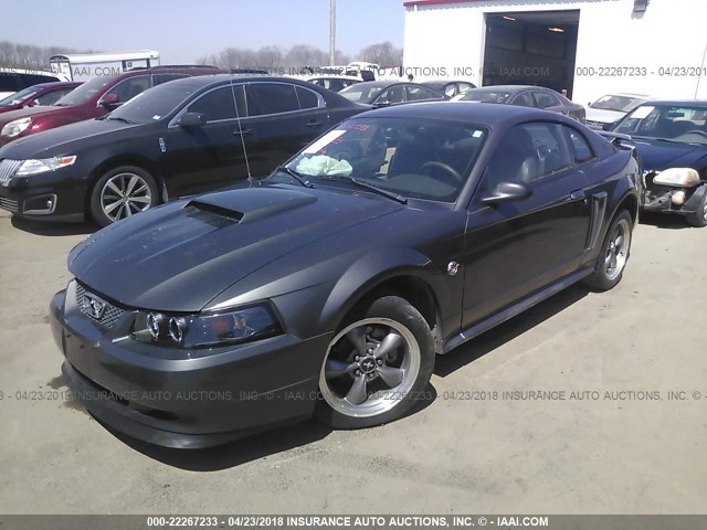 1FAFP42X14F126738 - 2004 FORD MUSTANG GT GRAY photo 2