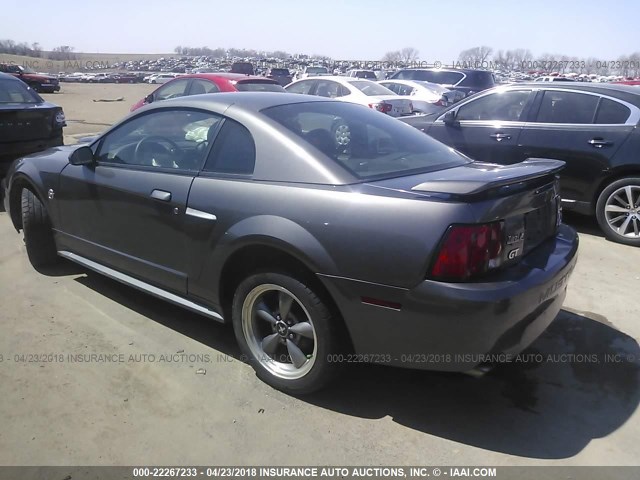 1FAFP42X14F126738 - 2004 FORD MUSTANG GT GRAY photo 3