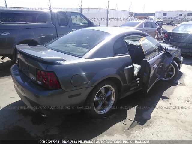 1FAFP42X14F126738 - 2004 FORD MUSTANG GT GRAY photo 4