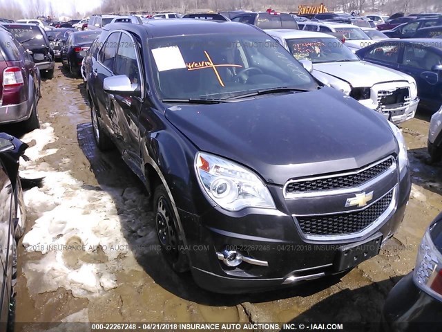 2GNFLHE3XF6368907 - 2015 CHEVROLET EQUINOX LTZ BLACK photo 1