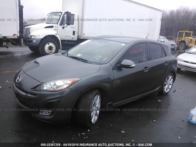 JM1BL1H69A1218061 - 2010 MAZDA 3 S GRAY photo 2