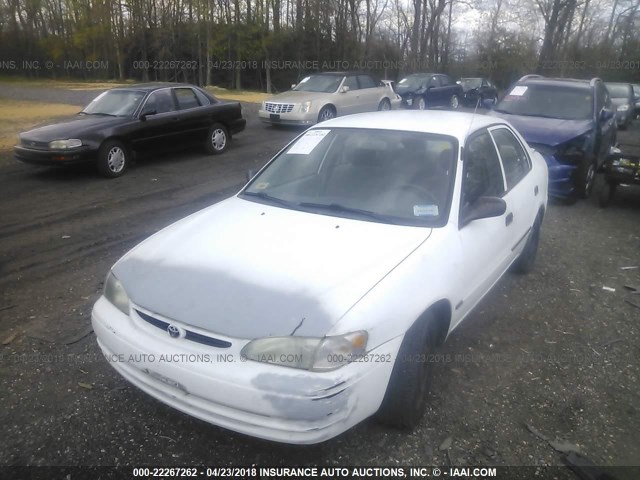 2T1BR12E9XC138536 - 1999 TOYOTA COROLLA VE/CE/LE WHITE photo 2