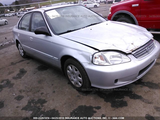 2HGEJ6615YH514554 - 2000 HONDA CIVIC SE SILVER photo 1