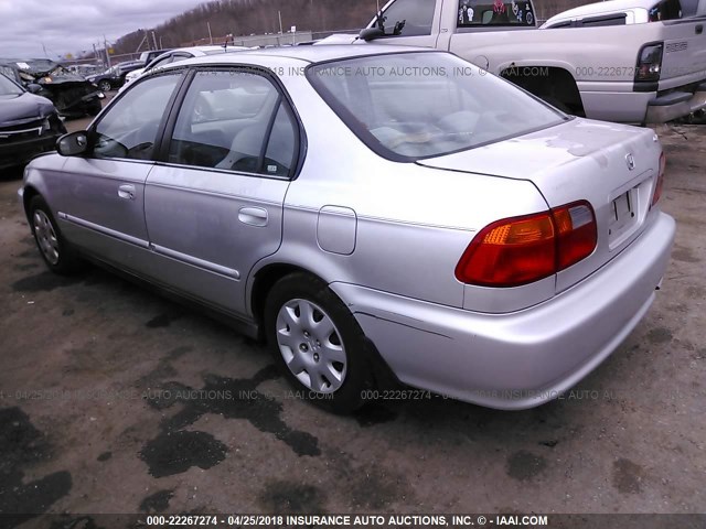 2HGEJ6615YH514554 - 2000 HONDA CIVIC SE SILVER photo 3