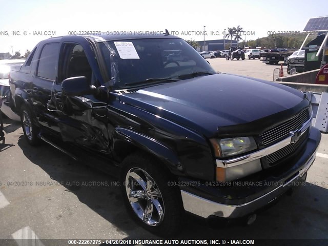 3GNEC12Z16G123865 - 2006 CHEVROLET AVALANCHE C1500 BLUE photo 1