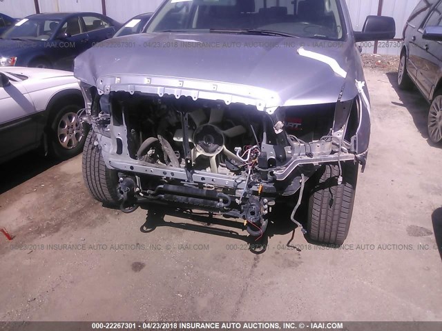 5TFUM5F10CX035328 - 2012 TOYOTA TUNDRA DOUBLE CAB SR5 GRAY photo 6