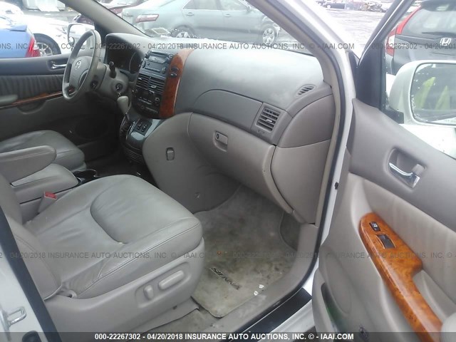 5TDBA22C46S069417 - 2006 TOYOTA SIENNA XLE/XLE LIMITED WHITE photo 5