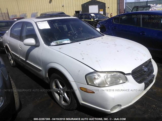 JN1CA31DXYT703552 - 2000 NISSAN MAXIMA GLE/GXE/SE WHITE photo 1