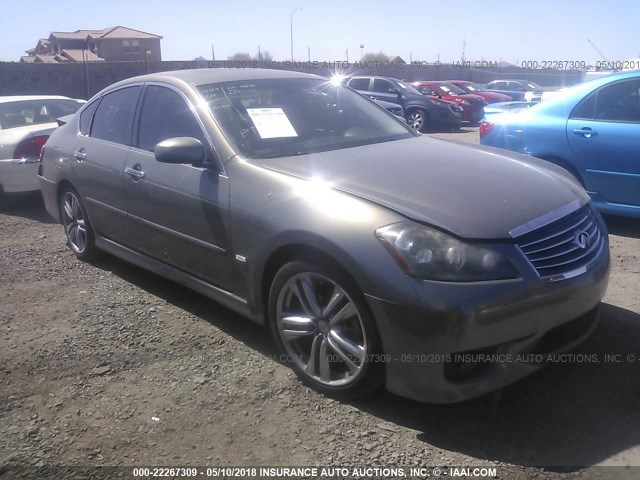 JNKBY01E88M500647 - 2008 INFINITI M45 SPORT BROWN photo 1