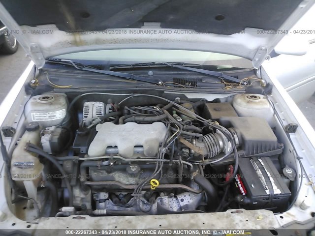 1G1NE52J43M656931 - 2003 CHEVROLET MALIBU LS 银色 照片 10