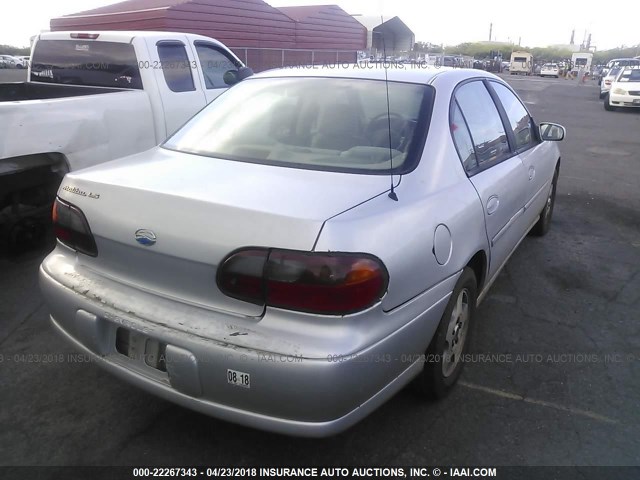 1G1NE52J43M656931 - 2003 CHEVROLET MALIBU LS 银色 照片 4