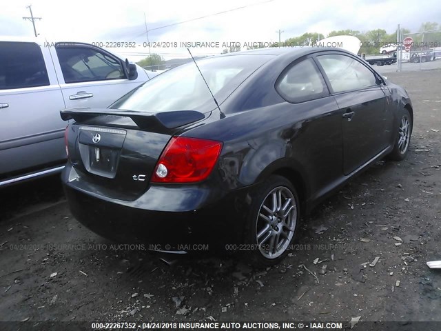 JTKDE177760137725 - 2006 TOYOTA SCION TC 黑色 照片 4