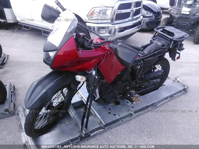 JKAKLEE17CDA43842 - 2012 KAWASAKI KL650 E RED photo 2