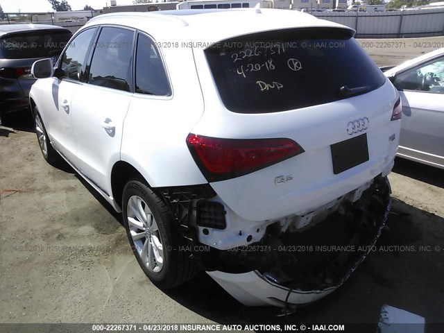 WA1CFAFP5EA086066 - 2014 AUDI Q5 PREMIUM WHITE photo 3