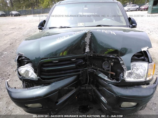 5TBBT48131S191800 - 2001 TOYOTA TUNDRA ACCESS CAB LIMITED GREEN photo 10