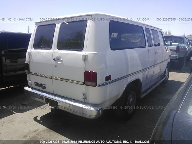 2GJGG35KXK4520582 - 1989 GMC RALLY WAGON G3500 WHITE photo 4