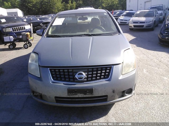 3N1AB61EX7L609155 - 2007 NISSAN SENTRA 2.0/2.0S/2.0SL GRAY photo 6