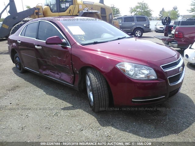 1G1ZC5E0XCF319159 - 2012 CHEVROLET MALIBU 1LT 红色 照片 1